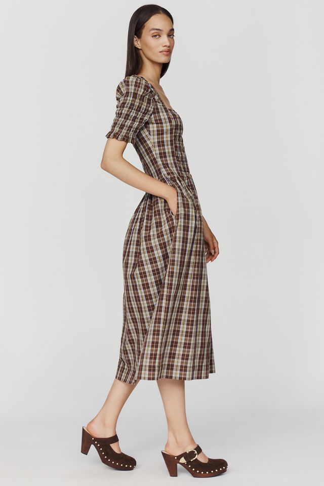Damson Madder Emmy Shirred Midi Dress #2