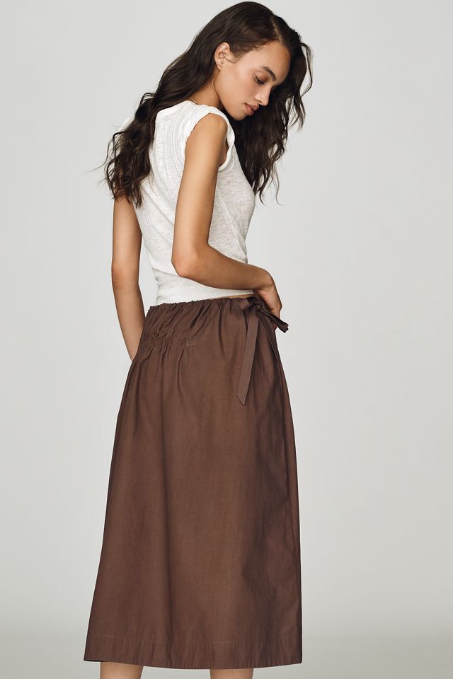 Damson Madder Caspia 100% Cotton Midi Skirt #3