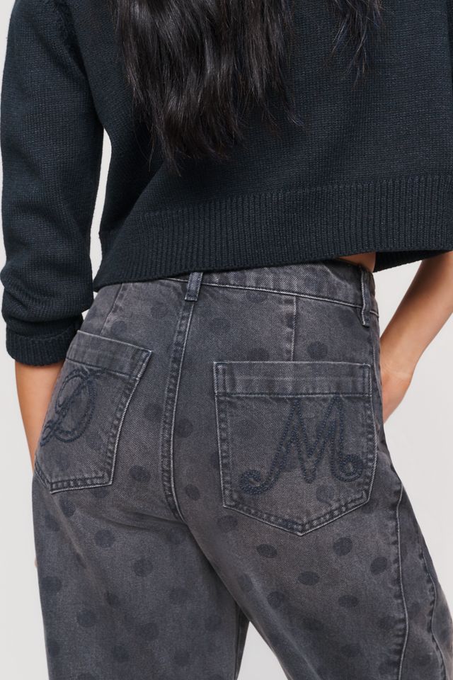Damson Madder Felix Mid-Rise Barrel-Leg Jeans #2