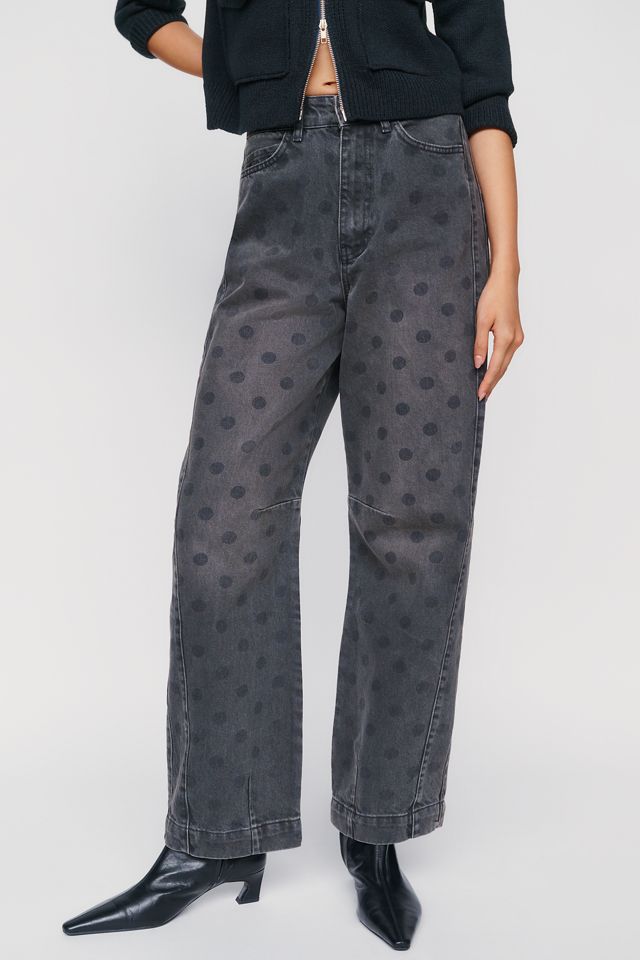 Damson Madder Felix Mid-Rise Barrel-Leg Jeans #3