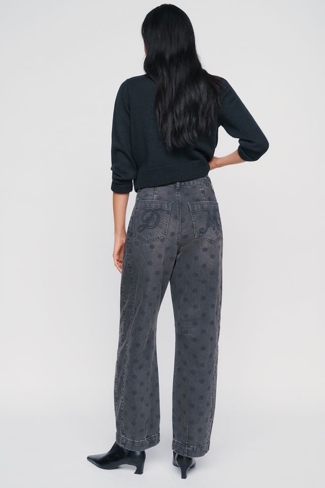 Damson Madder Felix Mid-Rise Barrel-Leg Jeans #4