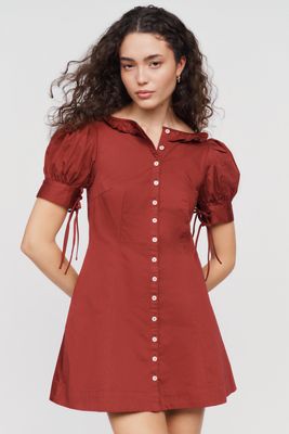 Damson Madder Anke 100% Cotton Mini Dress