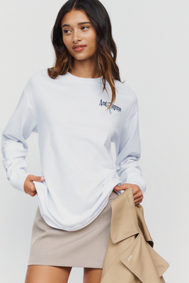 Damson Madder Antonym 100% Cotton Graphic Top by Anthropologie