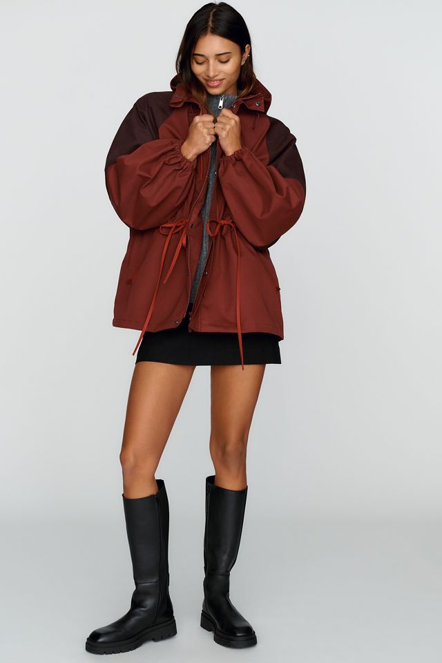 Damson Madder Liu Showerproof Raincoat #5