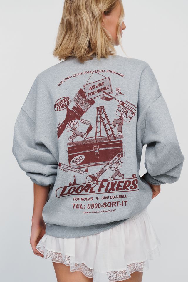 Damson Madder Local Fixers 100% Cotton Sweatshirt #1
