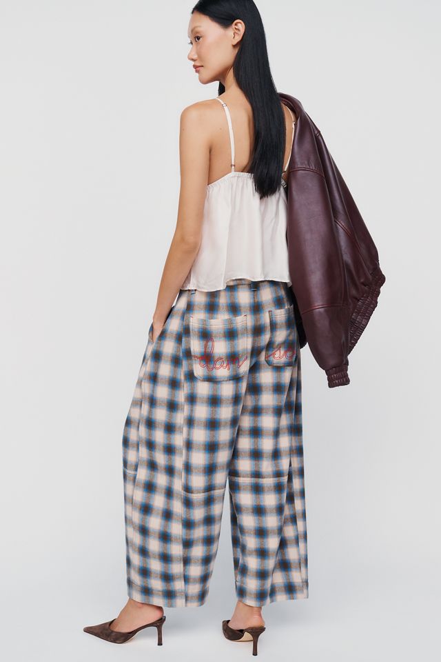 Damson Madder Mara 100% Cotton Mid-Rise Wide-Leg Pants #4