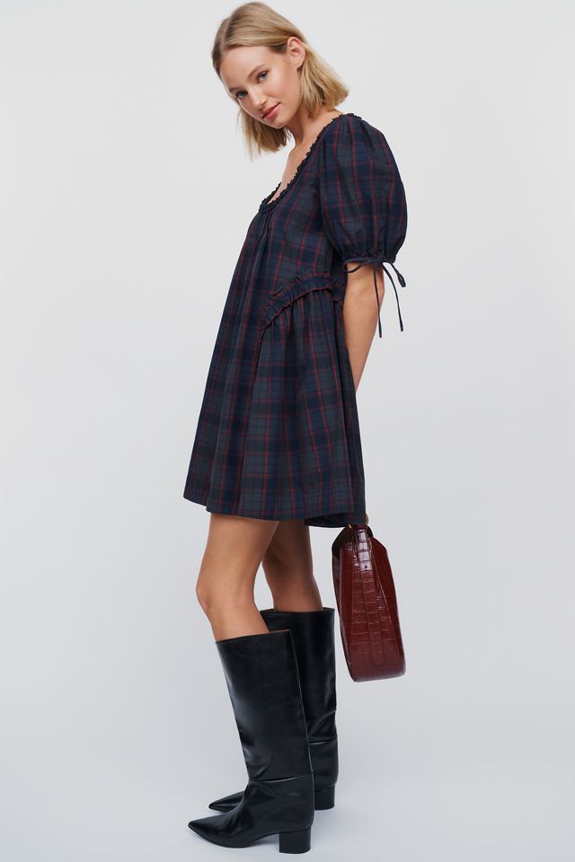 Damson Madder Meri 100% Cotton Mini Dress #1