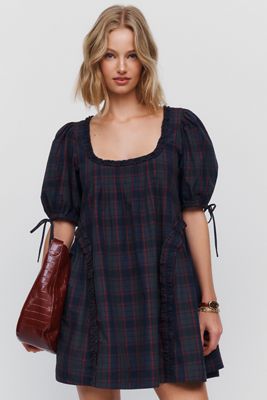 Damson Madder Meri 100% Cotton Mini Dress
