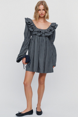 Damson Madder Phoenix 100% Cotton Mini Dress by Anthropologie