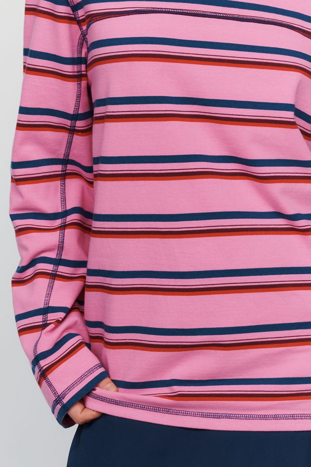Damson Madder Samara 100% Cotton Striped Crewneck Tee #1