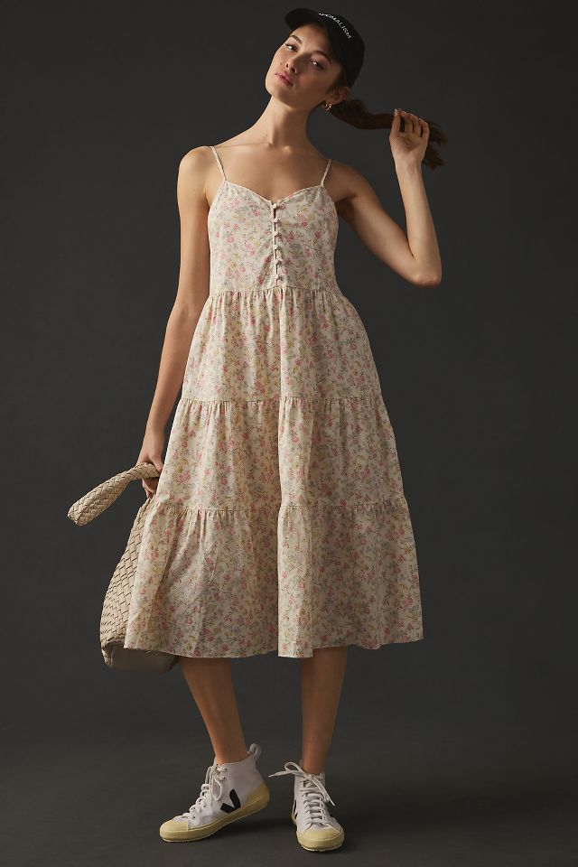 Denimist Tiered Dress | Anthropologie