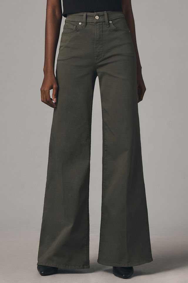 Good American Good Waist Palazzo Pants #1