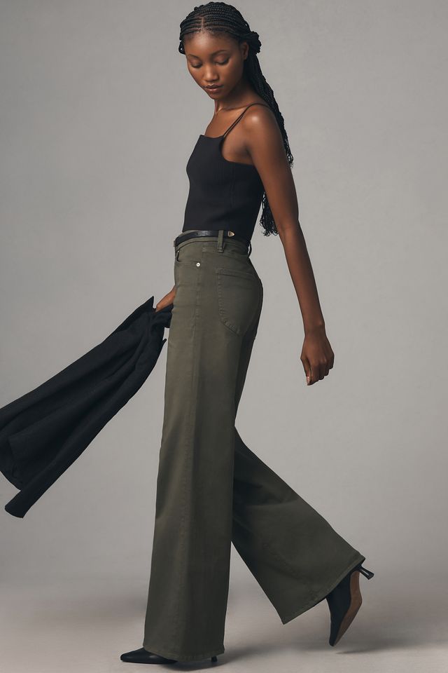 Good American Good Waist Palazzo Pants #3