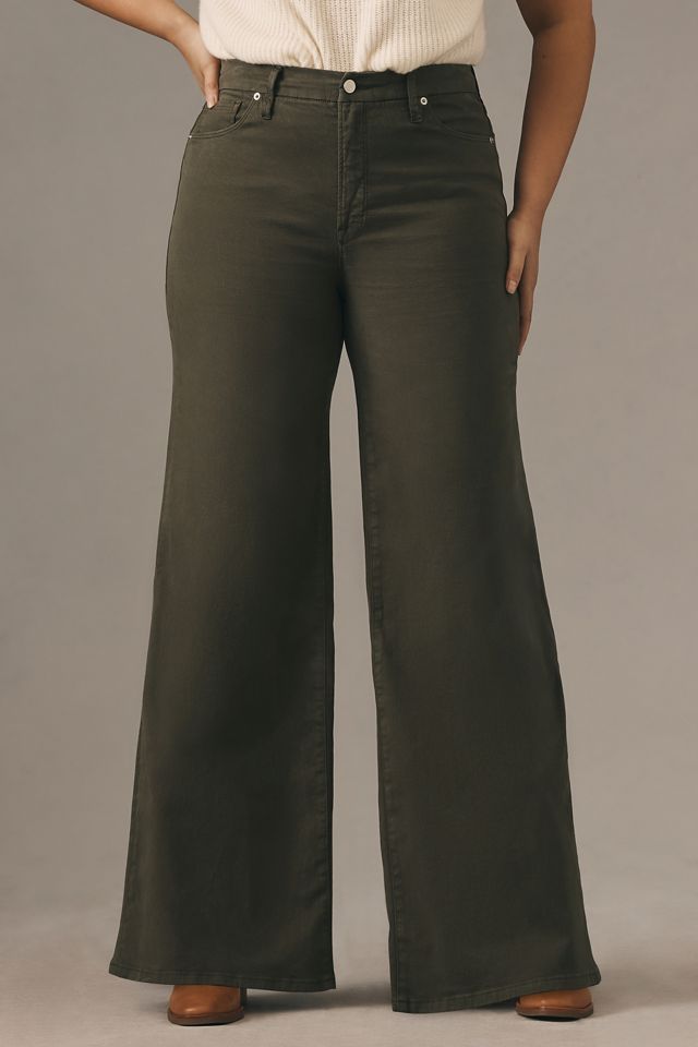 Good American Good Waist Palazzo Pants #6