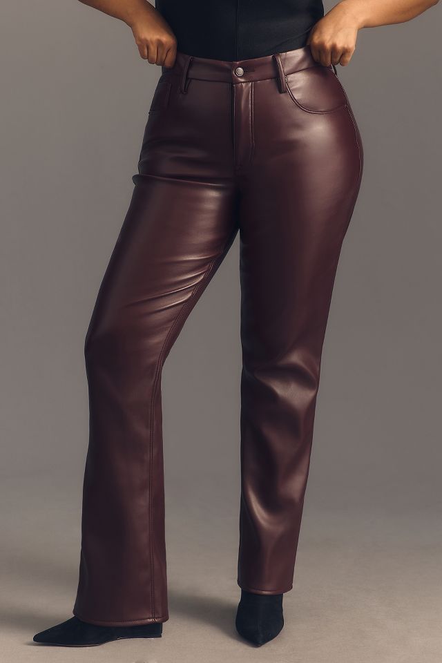 Good American Better Than Leather Faux Leather Pants | Anthropologie