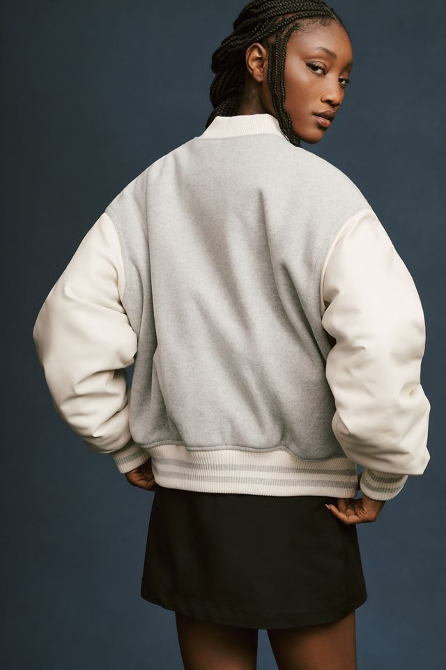 Good American Varsity Bomber Jacket #1