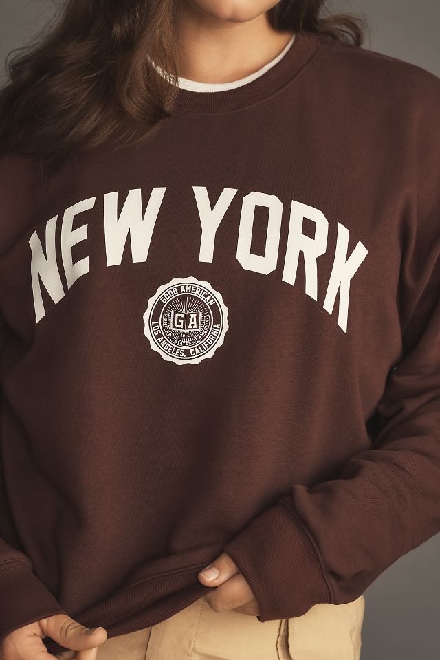 New York Graphic Hoodies for Girls Women Trendy Pullover New York