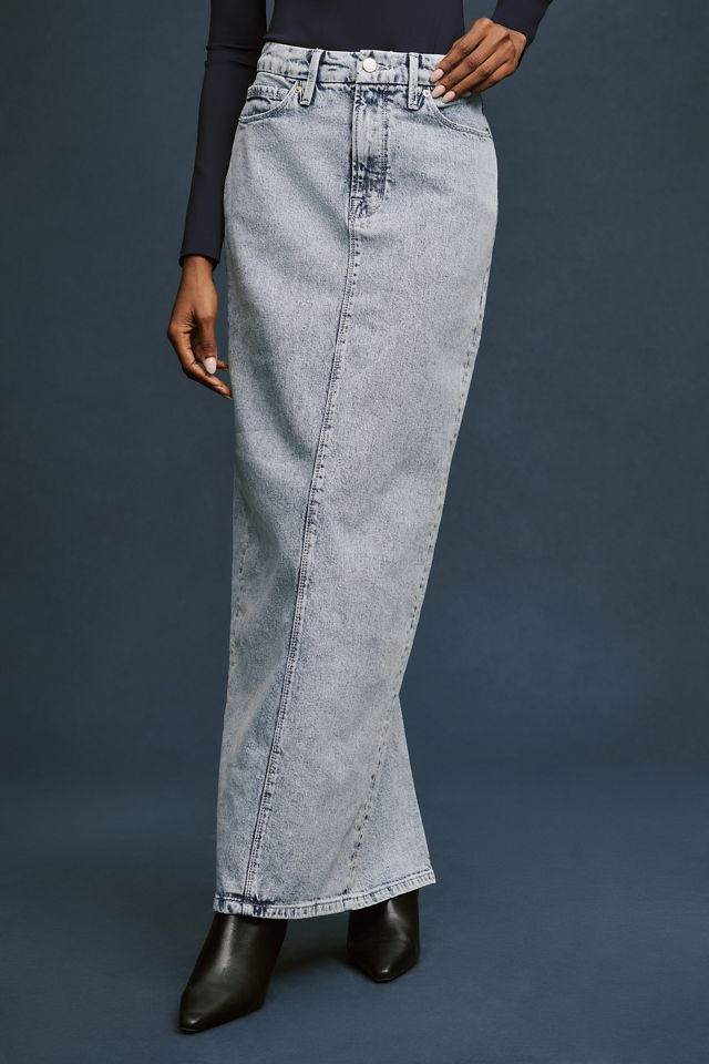 Good American Denim Maxi Skirt #1