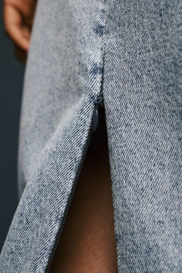 Good American Denim Maxi Skirt #4