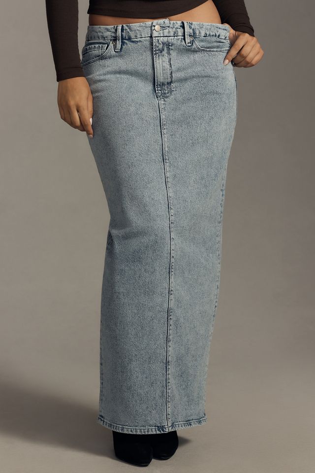 Good American Denim Maxi Skirt #6