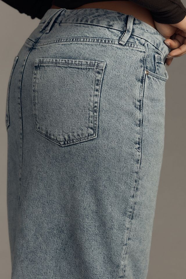 Good American Denim Maxi Skirt #8