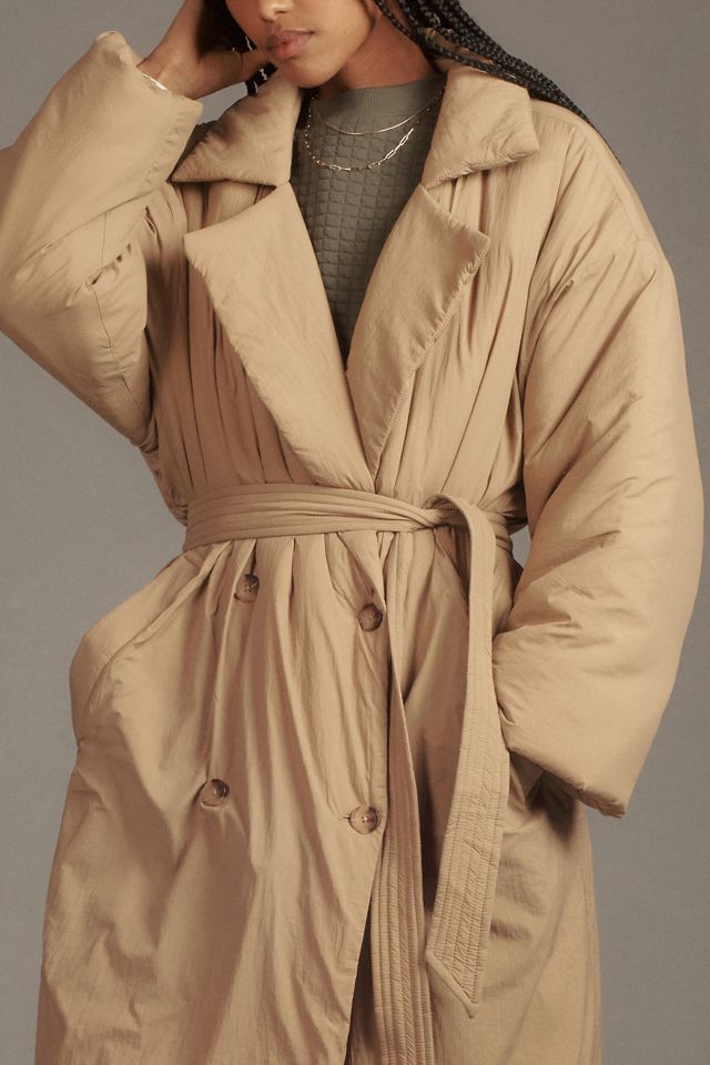 Good American Oversized Puffer Trench Coat #2