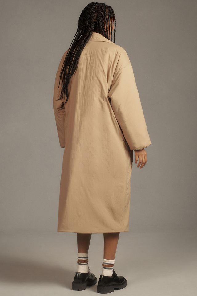 Good American Oversized Puffer Trench Coat #3