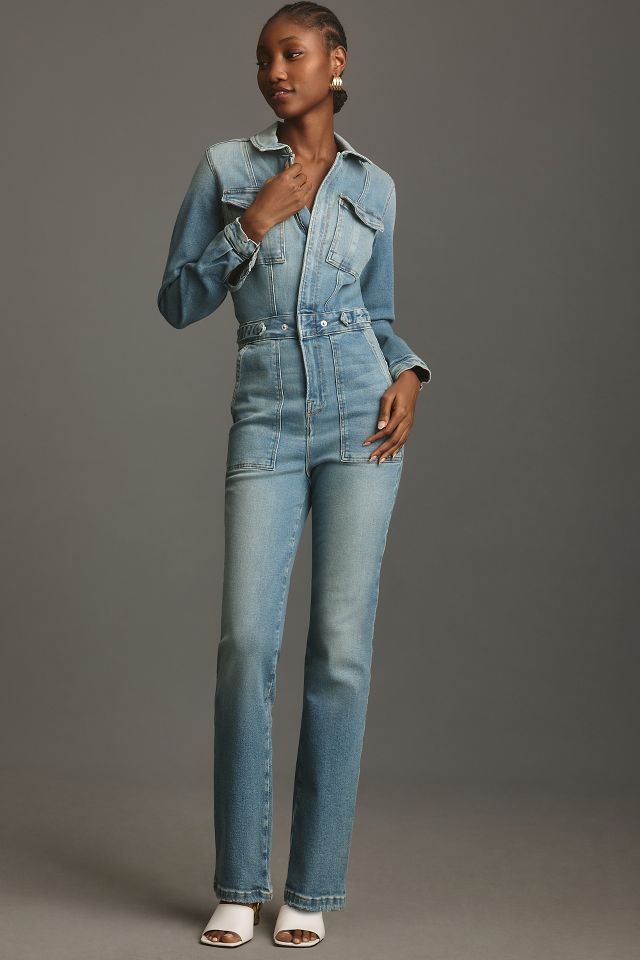 Anthropologie store denim jumpsuit