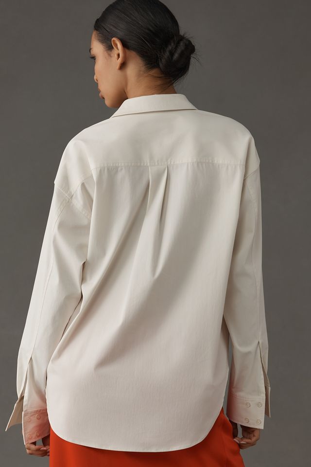 Good American Poplin Shift Buttondown Shirt #1