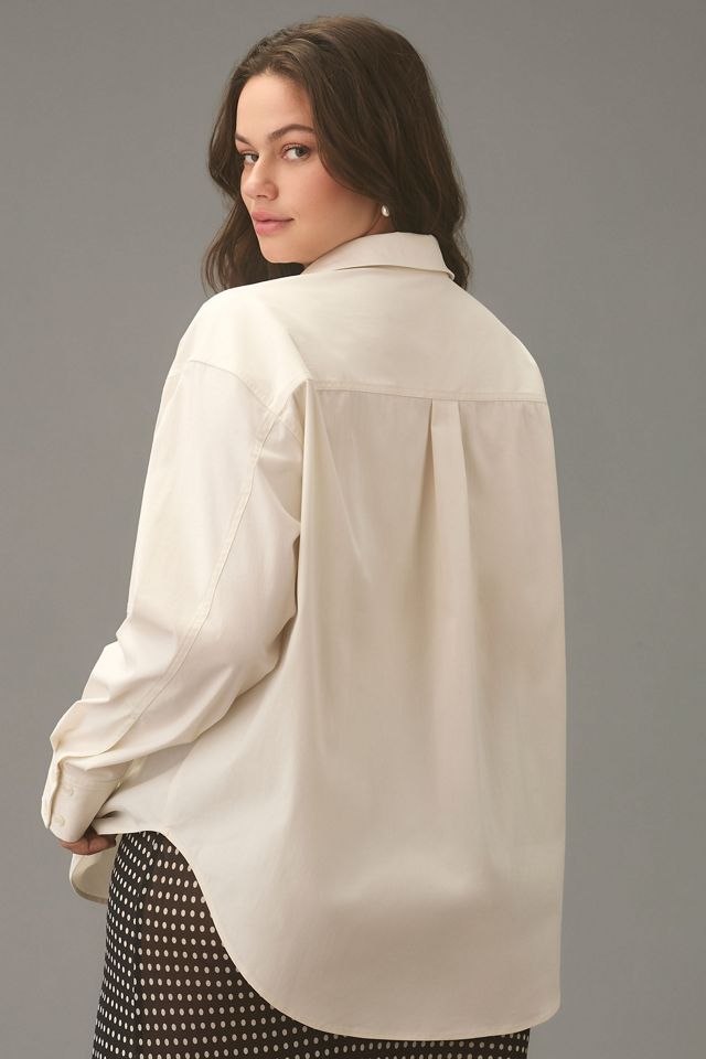 Good American Poplin Shift Buttondown Shirt #5