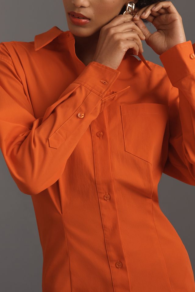 Good American Poplin Mini Shirt Dress #2