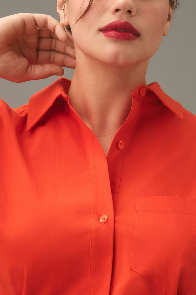 Good American Poplin Mini Shirt Dress #6