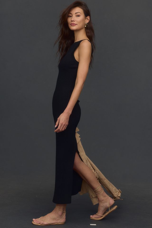 Good American Rib Scoop-Back Midi Dress #3