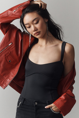 GOOD AMERICAN SWEETHEART SCUBA TANK BODYSUIT TOP 