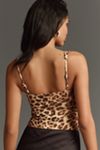 Good American Leopard Sweetheart Scuba Tank Bodysuit