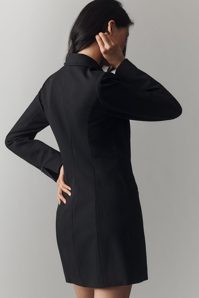 Good American Ponte Embellished Blazer Mini Dress #1