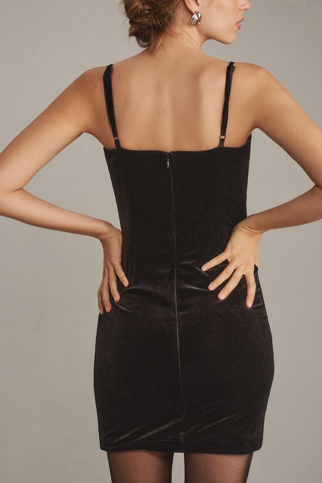 Good American Velvet Mini Dress | Anthropologie