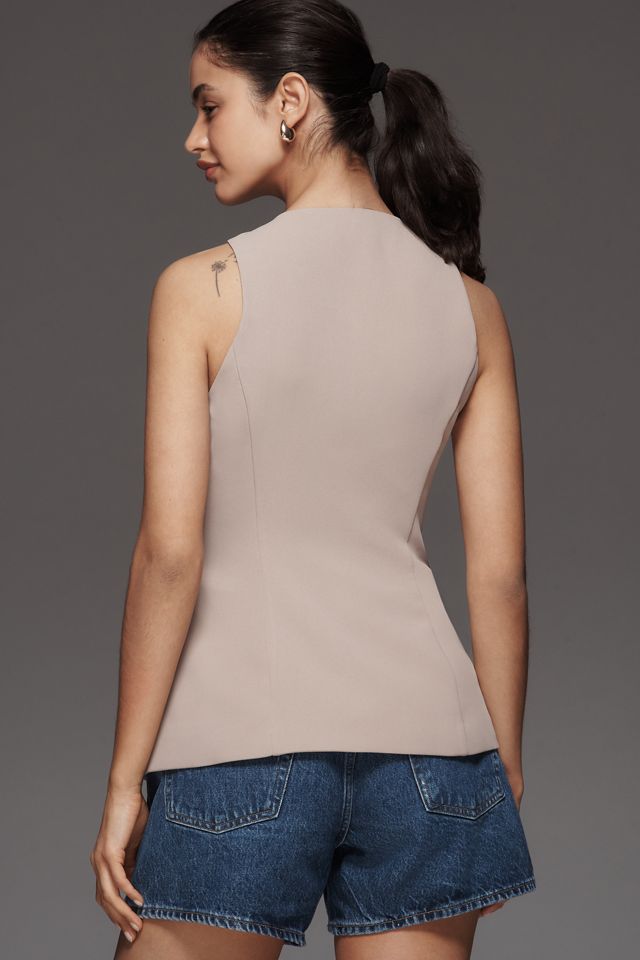 Good American Luxe Suiting Sculpted Vest #1