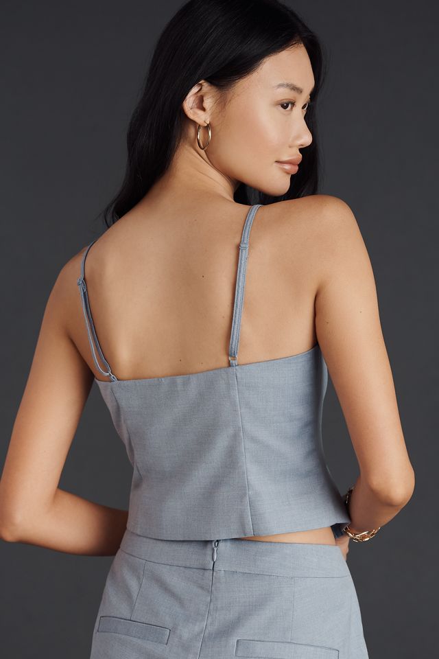 Good American Twill Suiting Vest #1
