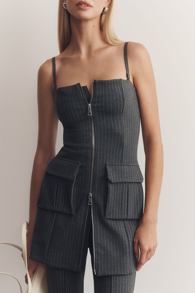 Good American Soft Stretch Ponte Tank Top #3