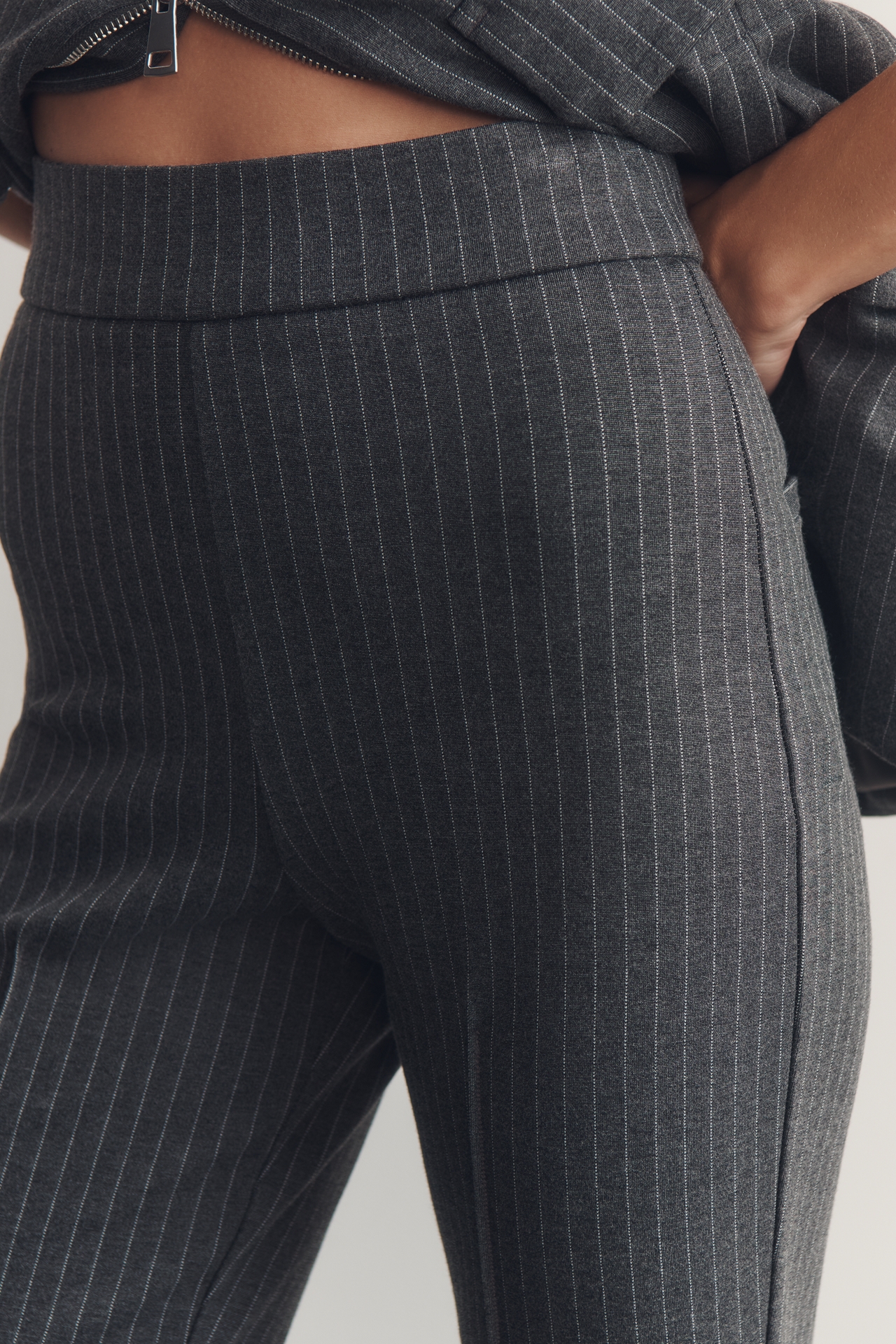 Good American Soft Stretch Ponte Kick Flare Pants