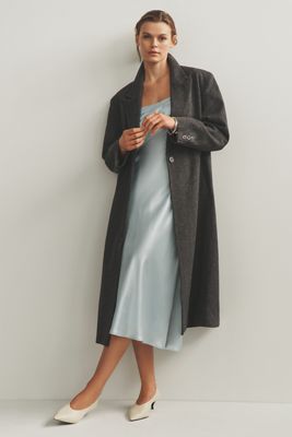By Anthropologie Tailored Longline Coat