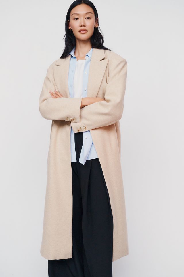 By Anthropologie Tailored Longline Coat #4