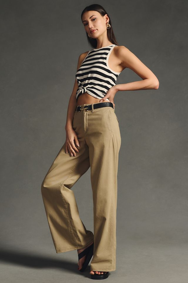 Wide leg hotsell chino pants