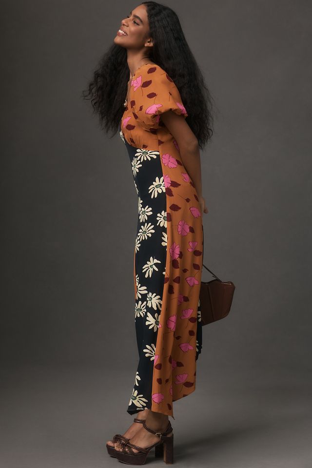 knee length dresses for ladies Rhode Resort Lulu Printed Maxi Dress Red / Xs main image 1