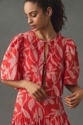 Rhode Hope Blouse In Red
