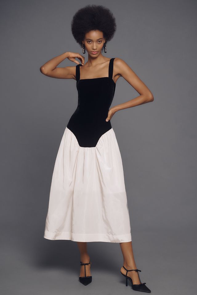 1901 colorblock midi dress online