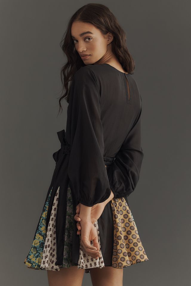RHODE Ella Long-Sleeve Mini Dress #2