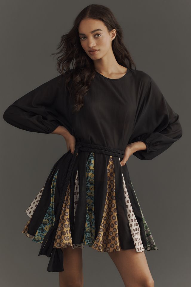 RHODE Ella Long-Sleeve Mini Dress #3