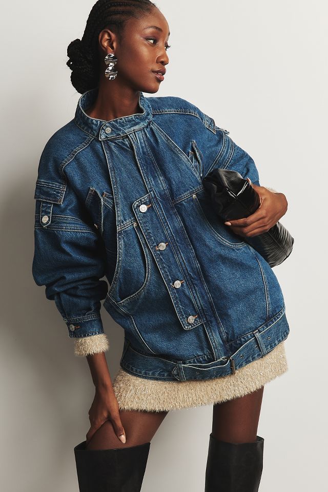 Anthropologie denim hot sale jacket